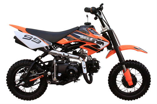 Coolster 70cc 3-Speed Mini Sized Dirt Pit Bike, Kick Start (10/10) - Powersports Warehouse