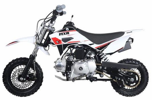 PitsterPro MXR 90 SS Dirt Bike, 4-Speed Semi Auto E-Start Kick Backup (10/10) 23in seat height - Powersports Warehouse
