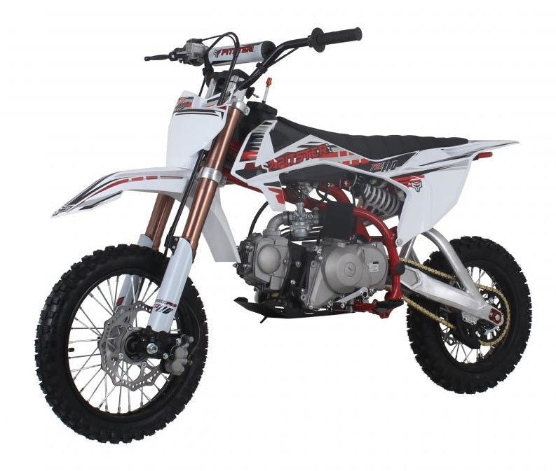 PitsterPro FSE 110R Dirt Bike, Semi Auto, Midsize (14/12) 29in seat height - Powersports Warehouse