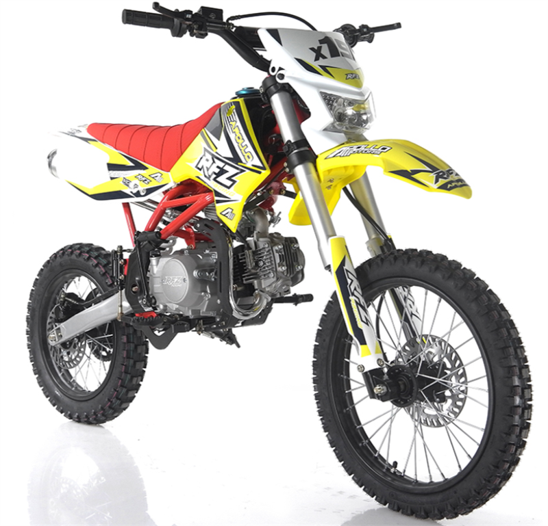 Apollo RFZ 125cc Dirt Bike, 4-Speed Manual, Headlight, Dual Disc (17/14)-1 - Powersports Warehouse