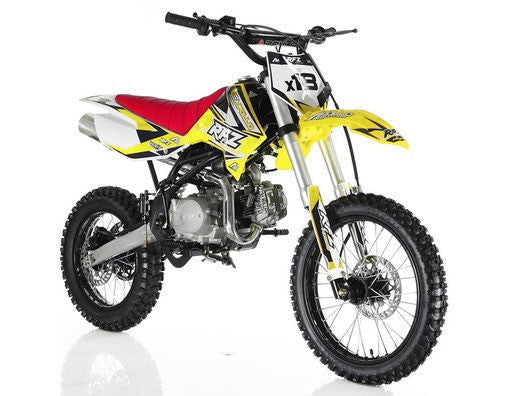 AGB 125cc Dirt Bike, 4-Speed Manual, Dual Disc 17/14 - Powersports Warehouse