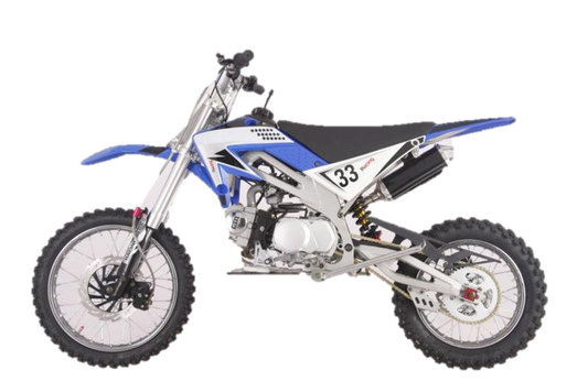 Raptor 125cc Dirt Bike, 4-Speed Dual Disc, 17/14 - Powersports Warehouse