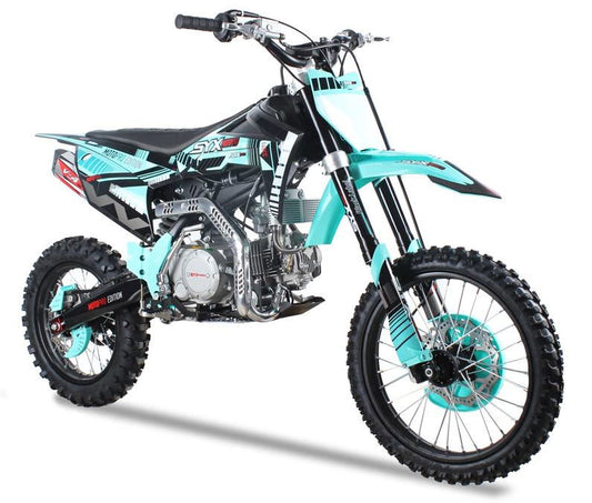 SYX Moto Pro 140cc 4-Stroke Gas Dirt Bike 4-Speed Manual Electric Start (17/14) - Powersports Warehouse