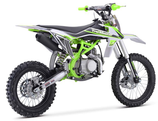 TrailMaster TM29 125cc Gas Dirt Bike, 4-Speed Manual Clutch Large Frame, Electric Start (17/14) - Powersports Warehouse