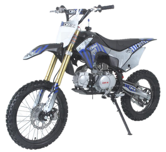 DRX 125cc Dirt Bike 4-Speed Dirt Bike, (17/14) Carb Approved - Powersports Warehouse