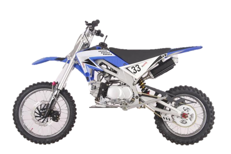 Raptor 125cc Dirt Bike, 4-Speed Manual, Dual Disc, (17/14) local pickup - Powersports Warehouse