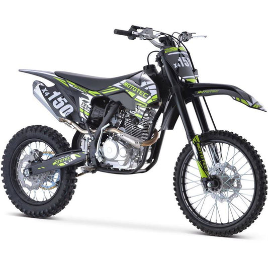 X4 150cc 5-Speed Manual, Electric Start with Kick Backup, Dual Disc Brakes, (19/16) - Powersports Warehouse