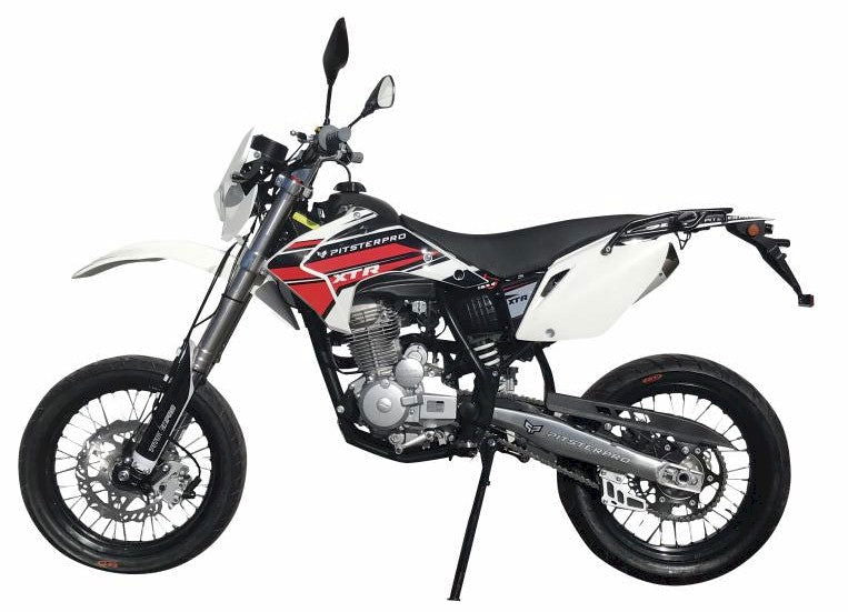 PitsterPro XTR T4 Motard 250 LC Dirt Bike, 5-Speed Manual, Electric Start Kick Backup (17/17) - Powersports Warehouse