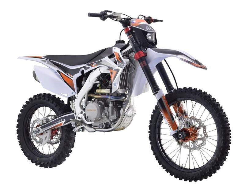 A17 RS 300cc Dirt Bike, 6-Speed Manual, Liquid Cooled Electric Start with Kick backup (21/18) - Powersports Warehouse