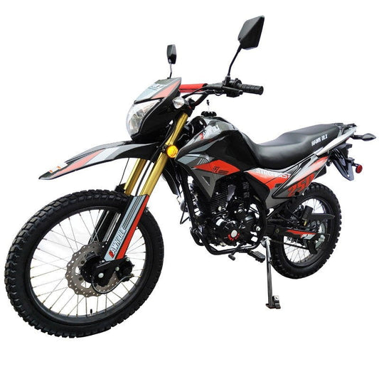 Hawk 250 DLX Enduro Dirt Bike, 5-Speed Manual, E-Start, (21/18) - Powersports Warehouse