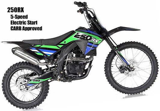 Apollo 250RX 5-Speed, Electric Start (21/18) (Super Sale) CARB Approved IN-STOCK-1 - Powersports Warehouse