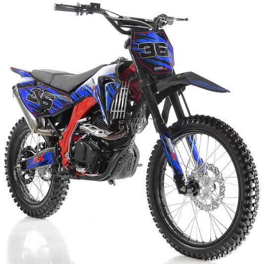 Apollo 250cc Dirt Bike, 5-Speed, Electric Start (21/18) Wheels - Powersports Warehouse