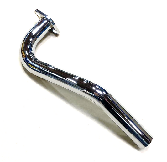 1-1/4 inch CHROME Fatty Exhaust Header, for Mini Bike Go Kart Honda GX160/200, Titan, Predator - Powersports Warehouse