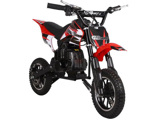 49cc GB 2-Stroke Gas Dirt Bike Red - Powersports Warehouse