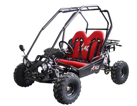 ACE 125 Kids Go Kart, Keyed Electric Start, Speed Governor, Safety Harness - Powersports Warehouse
