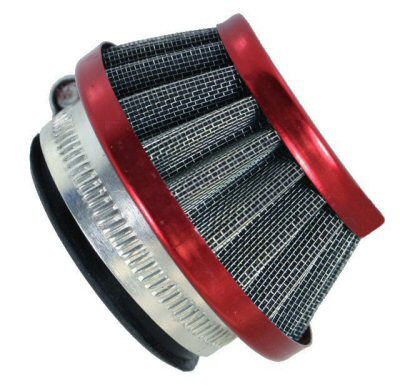 Air Filter, Short Cone Red 44mm - Powersports Warehouse
