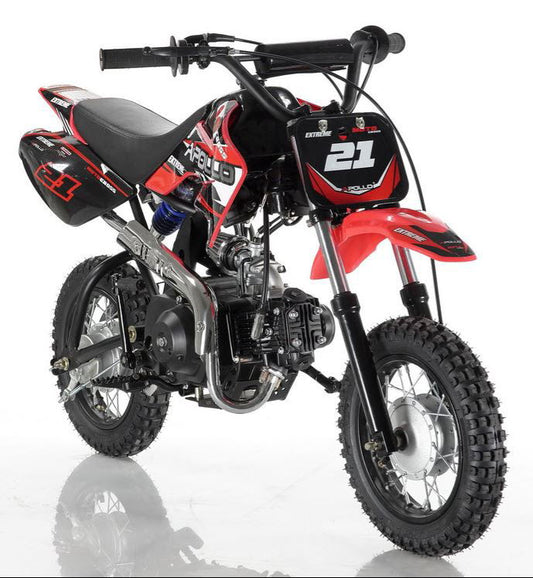Apollo 70 Semi-auto Mini Dirt Bike IN-STOCK - Powersports Warehouse