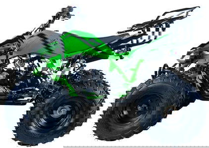 Apollo Jet9 125 ATV, Automatic with Reverse 8" Wheels, Rear Rack, Front Bumper - Powersports Warehouse