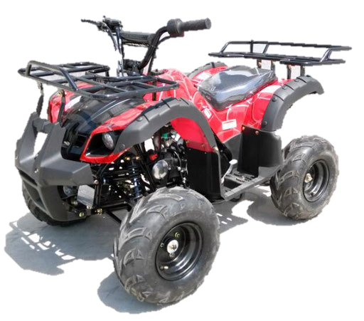 Apollo Rider7 125 Youth ATV, with Reverse, Front Bumper, Rear Rack, 7" Wheels - Powersports Warehouse