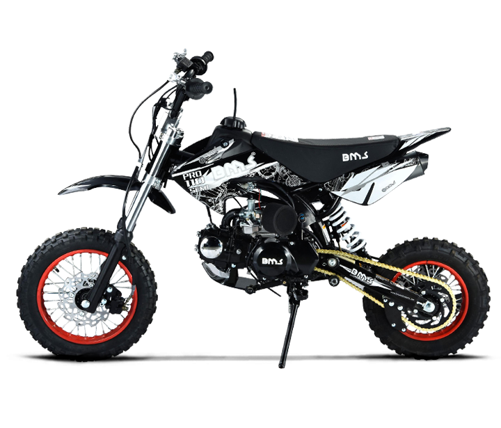 BMS Pro 110 4-speed Manual Dirt Bike IN STOCK - Powersports Warehouse