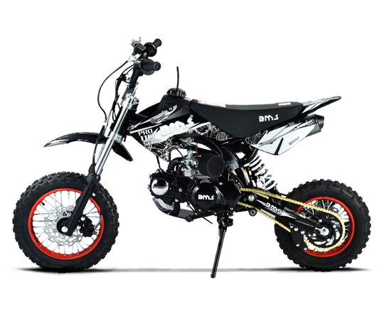 BMS Pro 110 4-speed Manual Dirt Bike IN STOCK - Powersports Warehouse