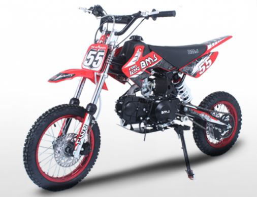 BMS Pro 125 4 Speed Manual Dirt Bike IN STOCK - Powersports Warehouse