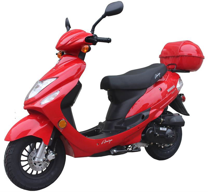 Beemer 50 Moped Scooter, ABS Brakes, Trunk, Alarm Remote Start - Powersports Warehouse
