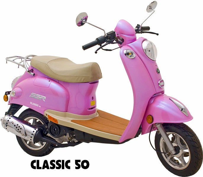 Classic 50 Moped Scooter - Powersports Warehouse