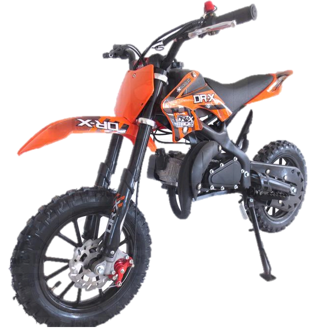 DRX Holeshot 50cc Dirt Bike, Automatic, 2-Stroke CARB Approved - Powersports Warehouse