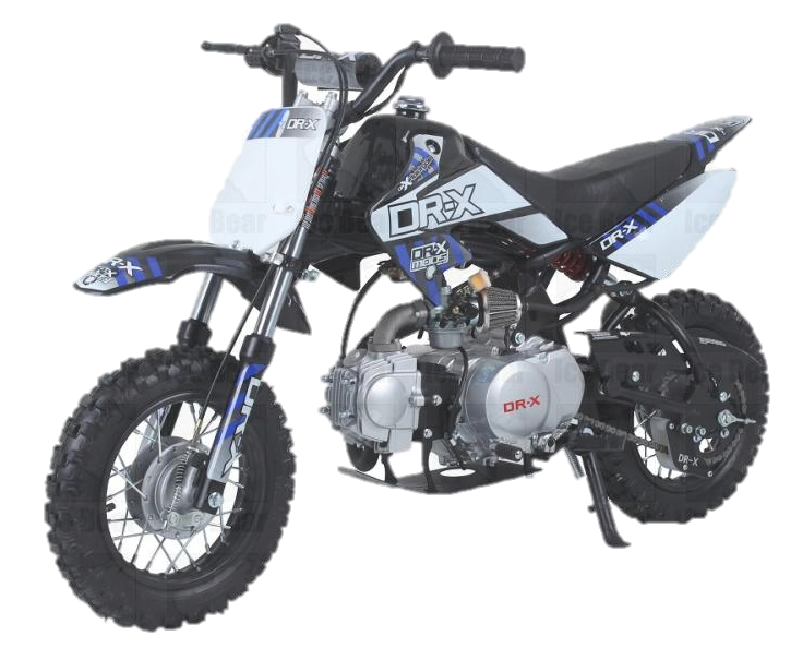 DRX Scrub 110cc Dirt Bike,  4-Speed Semi Auto Carb Approved - Powersports Warehouse