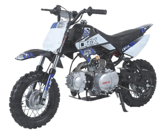 DRX Scrub 110cc Dirt Bike,  4-Speed Semi Auto Carb Approved - Powersports Warehouse