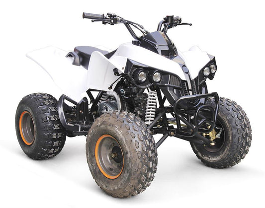 ATV 125(C) 3-Speed Semi-Automatic, with Reverse, 8" Wheels, Drum/Disc Brake, Footrests, Front Bumper - Powersports Warehouse