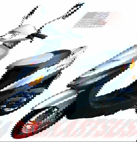Express 50 Moped Scooter HT50QT-16 - Powersports Warehouse