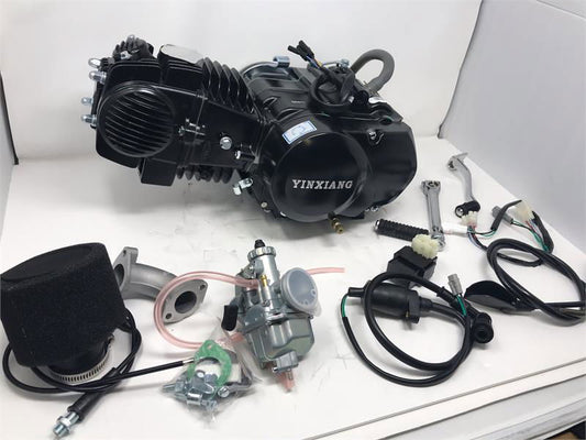 GPX 140cc Kickstart Crate Engine, 4-Speed Manual (Black Edition) - Powersports Warehouse