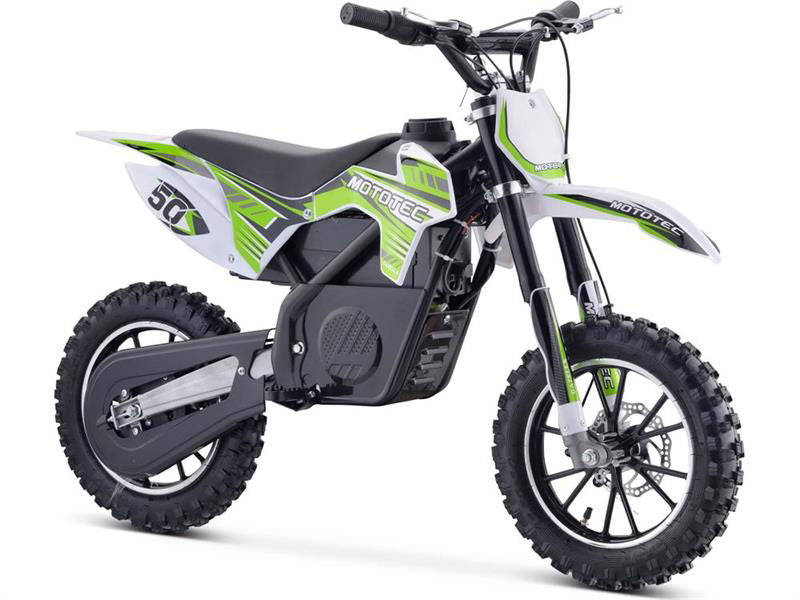 Gazelle 24v 500w Electric Dirt Bike Green - Powersports Warehouse