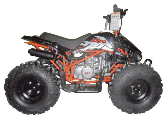 Kayo Predator 125 ATV, Semi Auto with Reverse, 7 inch Wheels - Powersports Warehouse