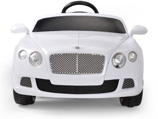 Kids Bentley Electric Go Kart, with Parental Remote Control White 12v - Powersports Warehouse