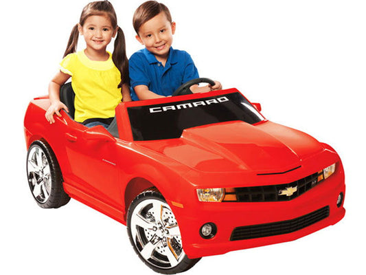 Kids Camaro Electric Go Kart, 12v with Reverse Red - Powersports Warehouse
