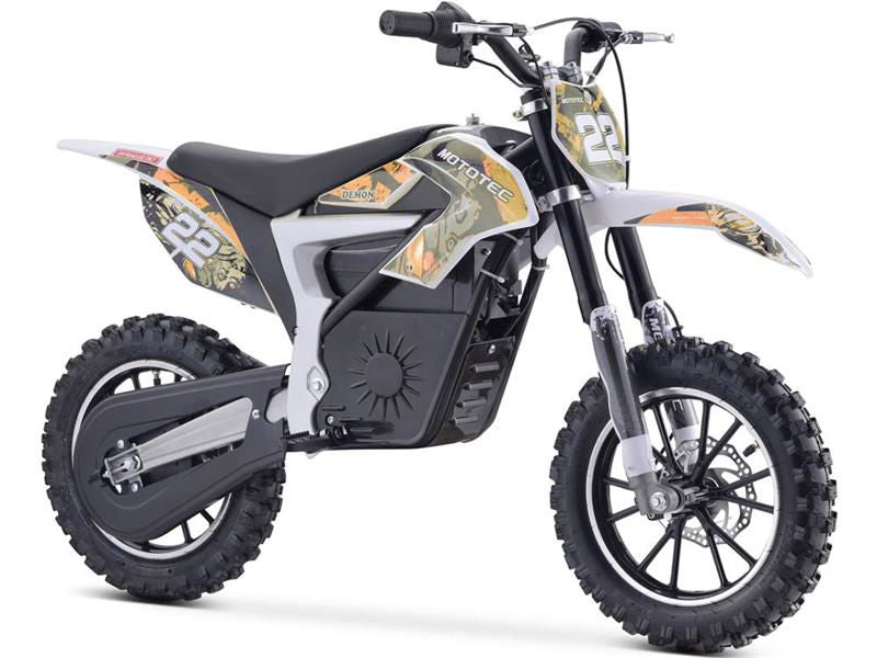 Kids Electric Dirt Bike 36v 500w Lithium, Orange - Powersports Warehouse