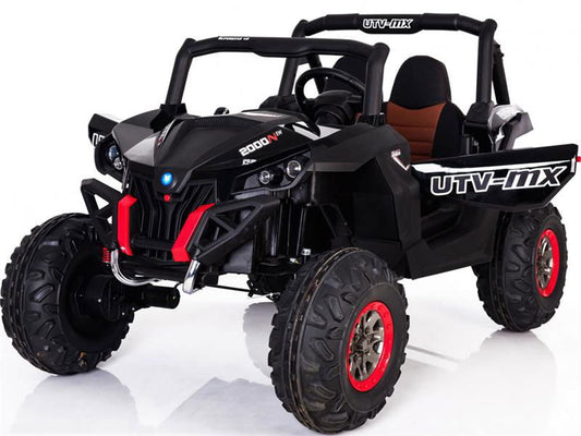 Kids Electric go kart, Mini Moto UTV 4x4 12v Black, Parental Remote Control - Powersports Warehouse