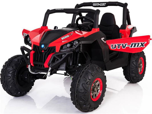 Kids Electric go kart, Mini Moto UTV 4x4 12v Red, MP3 Parental Remote Control - Powersports Warehouse