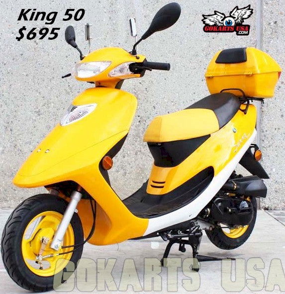 King 50 Moped Scooter - Powersports Warehouse