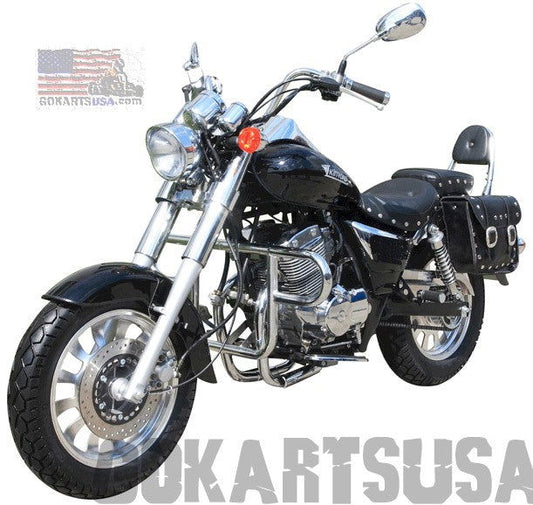 Kinroad Black Cyclone 250 Mini Chopper - Powersports Warehouse