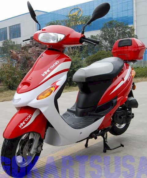 Kinroad Express 50 Moped Scooter XT50QT-2T - Powersports Warehouse