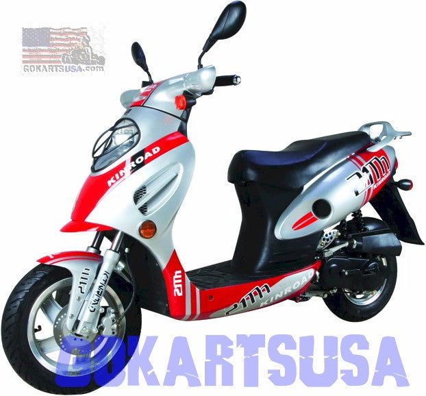 Kinroad Fugati 50 Moped Scooter XT50QT-10 - Powersports Warehouse