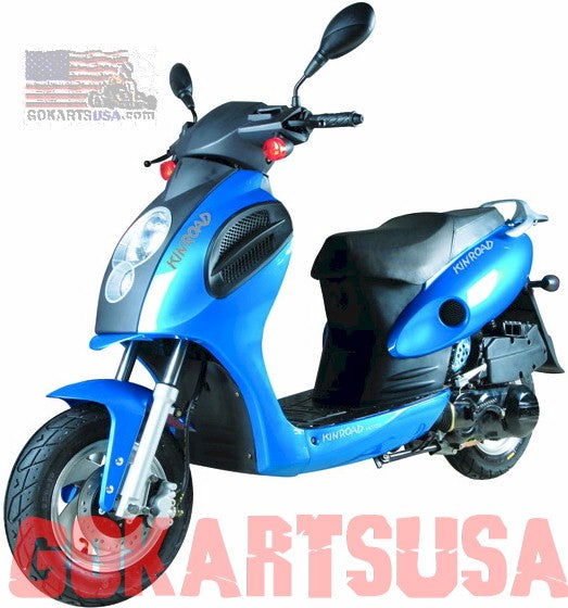 Kinroad Sicily 50 Moped Scooter XT50QT-10A - Powersports Warehouse