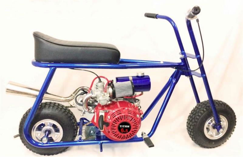 Little BadAss 357 Mini Bike, CUSTOM Fully Assembled - Powersports Warehouse