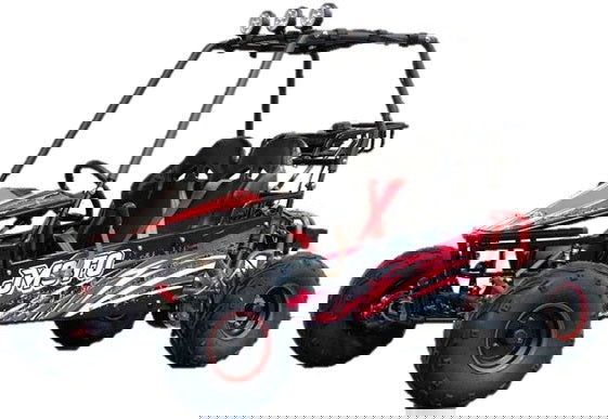 Magnum 125cc Mid-size Go Kart, 3-Speed Semi-Auto with Reverse, Keyed Electric, Start Speed Governor, Lights - Powersports Warehouse