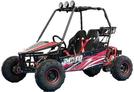 Magnum 125cc Mid-size Go Kart, 3-Speed Semi-Auto with Reverse, Keyed Electric, Start Speed Governor, Lights - Powersports Warehouse