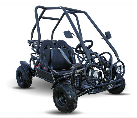 Mini Fox 125cc Kids Go Kart, 3-Speed, Reverse, Keyed Electric Start, Safety Harness, Speed Governor - Powersports Warehouse